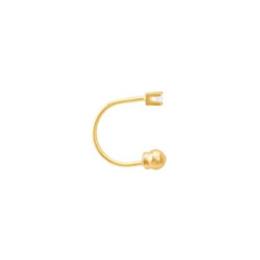 Imagem de Piercing Em Ouro 18K Zircônia De 3mm - Au7816 - Real Gold