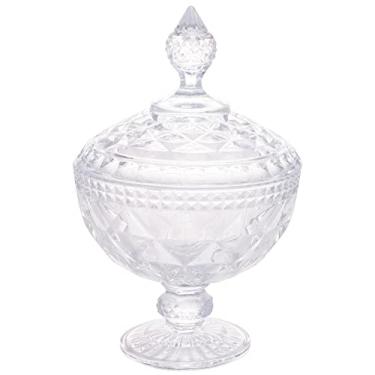 Imagem de LYOR - Potiche de Cristal com Pé Diamond 15cm x 23cm