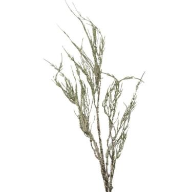 Imagem de Galho Decorativo Verde Nevado 77cm