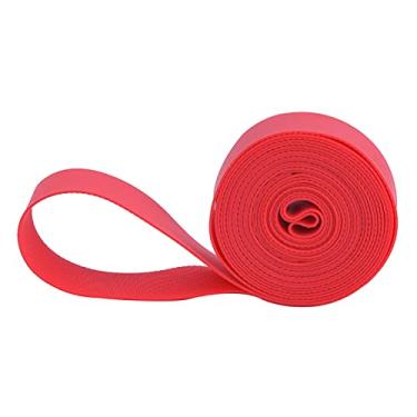 Imagem de TEUOPIOE Forros De Pneus De Bicicleta, Tubo Interno Vermelho De PVC Para Proteção De Pneus Forro De Proteção Para Pneus De Bicicleta Fita Para Aro(81.5CM)