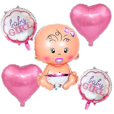 Imagem de Buquê Balão Chá de Revelação - 5 unidades