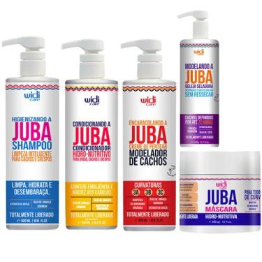 Imagem de Shampoo Juba + Condicionador + Encaracolando + Geleia + Máscara Juba W