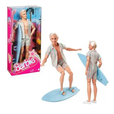 Imagem de Boneco Ken Ryan Gosli Barbie Filme Dia De Praia C Acessorios