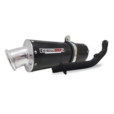 Imagem de Escape/Ponteira Coyote RS5 Boca 8 Aluminio Oval - YBR 150 Factor - Preto