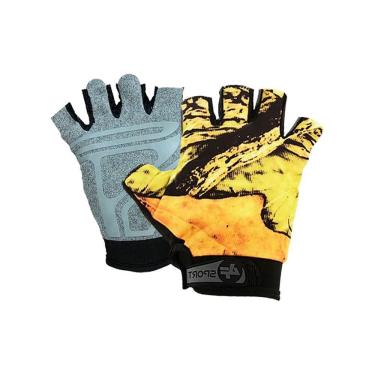 Imagem de Luva Pesca Tiro Esportivo Albatroz YL015 Florest Meio Dedo Nylon Antiderrapante