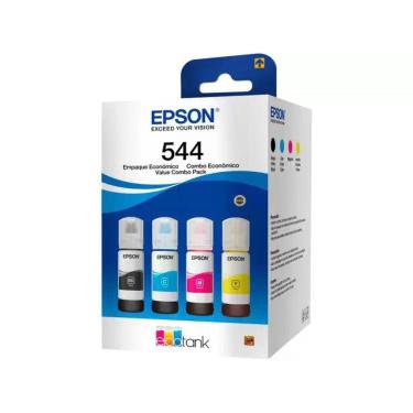 Imagem de Kit Garrafas de Tinta Epson T544, 4 Cores - T544520-4P