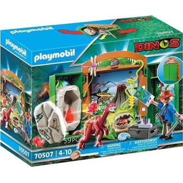 Imagem de Playmobil Dinos - Explorador E Dinossauro 70507 - Sunny 2107
