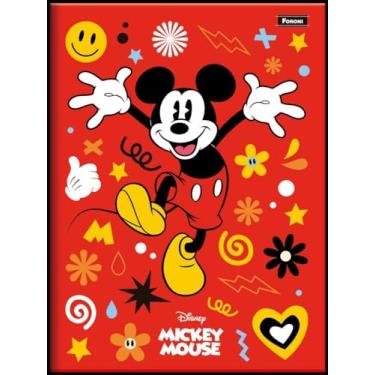 Imagem de Caderno Brochurao Capa Dura Mickey Vintage 80F Pct Com 05 110539