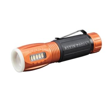 Imagem de Klein Tools Lanterna LED 56028 e luz de trabalho, durável, impermeável, compacta, extremidade magnética de mãos livres, funciona até 12 horas, para trabalho e ao ar livre