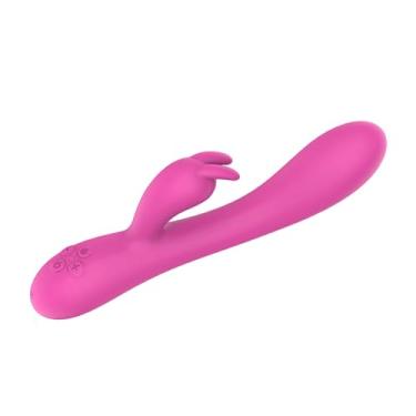 Imagem de "Womens G Spot Vibrator Thrusting Dildo with 16 Vibration Modes for Clitoral Stimulation - Rabbit Vibrators - Adult Sex Toys for Women - Sexual Stimulation Device" (Rosa vermelha)