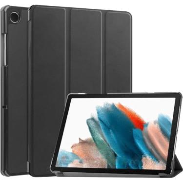 Imagem de Maxgood Capa Smart Case Compatível Samsung Galaxy Tab A9+ OU A9 Plus 11'' 2023 SM-X210 X215 X216 X216B-PRETO, Leve, PU de qualidade,Anti-impressões digitais,Resistente a arranhões com suporte