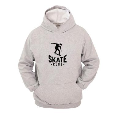 Imagem de Moletom Masculino Canguru Flanelado Skate Club Inverno
