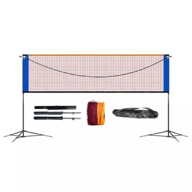 Imagem de Rede Portátil De Badminton, Redes Duráveis ​​de Pickleball De Vôlei E Tênis Com Suporte, Para Quintal Interno, Altura Ajustável (Size : 2.1m/7ft)