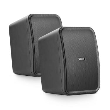 Imagem de Caixa Som Passiva Hs 5 Outdoor Frahm Par Para Uso Externo 120w Telar Chanfrado Preto