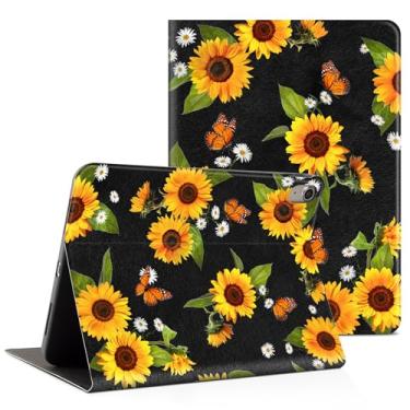 Imagem de Lokigo Capa para iPad (A16) 11ª geração 2025/10ª geração 2022, 2022, 11ª geração, 2022, suporte protetor de visualização multiangular, capa preta para iPad 11 10, despertar/hibernar automaticamente,