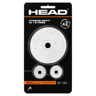 Imagem de HEAD Xtreme Soft Raquete Overgrip – Fita de aderência para raquete de tênis – Pacote com 12, branca