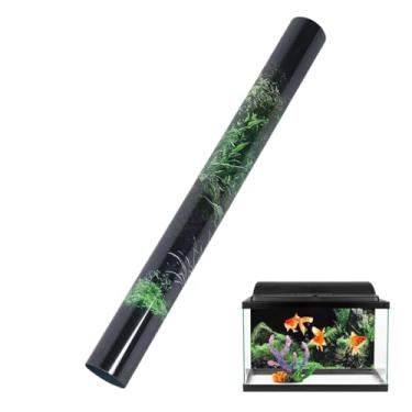 Imagem de Fundo De Aquário, Decorações De Tanque De Peixes, Imagens, Cartaz Adesivo De Pvc, Cenário Subaquático, Decoração, Papel, Decalques Aderentes(61 * 40cm)