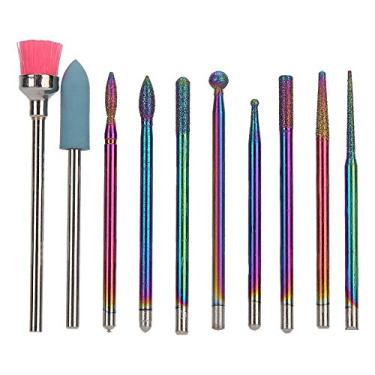 Imagem de Venda Louca Brocas de unha elétricas para polimento de cabeça de acesso Broca de máquina de verniz, brocas de unha, conjunto de broca de unha, para esfoliantes de pele para remoção de unhas géis