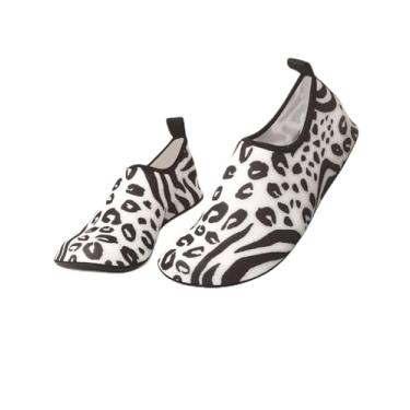 Imagem de Jueshanzj Sapatos de natação de verão com sola fina e sola descalço, pele aderente ao rio, sapatos de praia, K11, 7.5