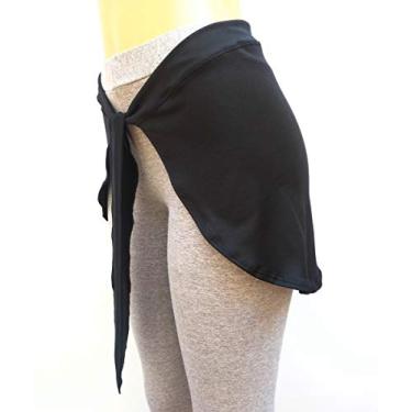 Imagem de kit 3 tapa bumbum de amarrar com bolso lateral para celular (preto)