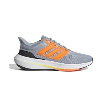 Imagem de adidas Tênis de corrida masculino Ultrabounce, Cinza/laranja/branco, 11.5