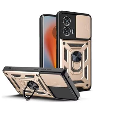 Imagem de Capa Case Capinha Anti Impacto Armor Ring Militar P/Motorola Moto G85 5g… (Dourado)