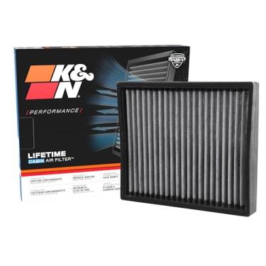 Imagem de K&N Filtro de ar de cabine premium: Alto desempenho, lavável, fluxo de ar limpo para sua cabana: Compatível com modelos de veículos Hyundai Sonata 2015-2018 selecionados, VF2058