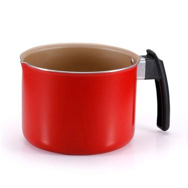 Imagem de Fervedor Vermelho Antiaderente Panelux 064280 - Alumínio