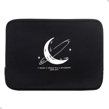 Imagem de Bolsa Para Notebook Laptop Macbook Executiva Masculina Feminina (Lua, 15,6")