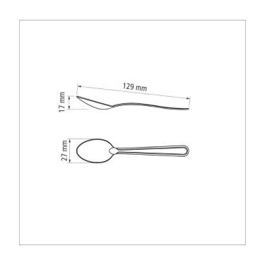 Imagem de Kit 24 Colher De Chá Inox Buzios - Tramontina