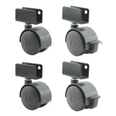 Imagem de 4 Rodinhas- Para gabinete de Maquina de Costura Doméstica - Megamak