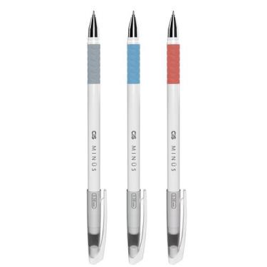 Imagem de Kit 3 Caneta MINUS 0.4mm Cis Cor: Azul, Preta Vermelha