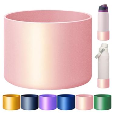 Imagem de UBEEKOO Bota de silicone para garrafa de água de aço inoxidável Owala 947 ml FreeSip, Twist and Flip, capa de manga para Stanley IceFlow 1,020 g, proteção inferior antiderrapante para acessórios