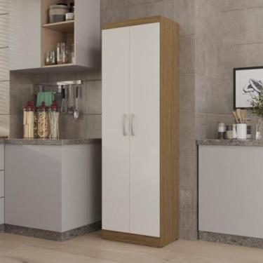 Imagem de Armário Multiuso 2 Portas 3 Prateleiras Internas Macau 170cm - ViaNoss