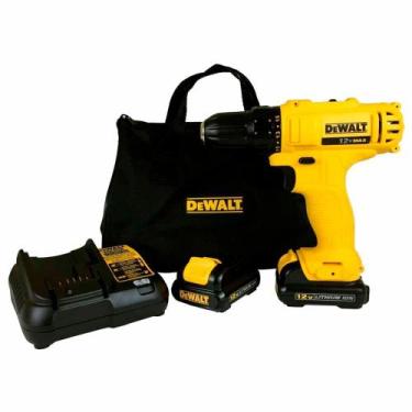 Imagem de Furadeira Parafusadeira a Bateria 3/8" Dewalt 12V MÁX Ion-Lítio - DCD7
