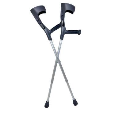 Imagem de Par de Muleta Canadense Fixa Suporta Até 130 Kg - Hidrolight