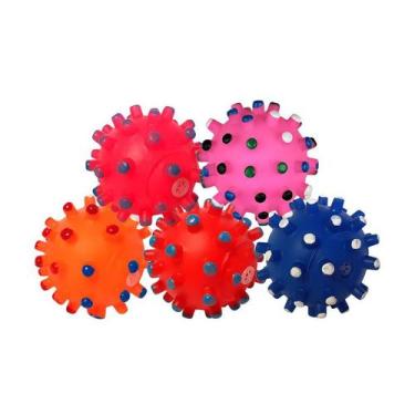 Imagem de Brinquedo Napi Mordedor Bola Pino 7cm para Cães - Cores Sortidas