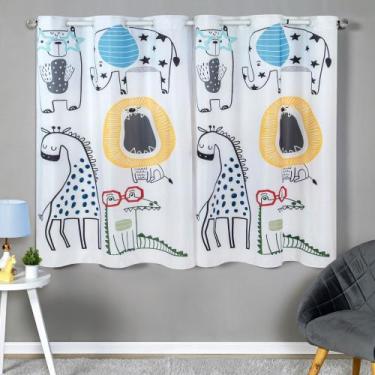 Imagem de Cortina Com Ilhós Tematicas Para Quarto de Meninos, Varão de 2 Metros 