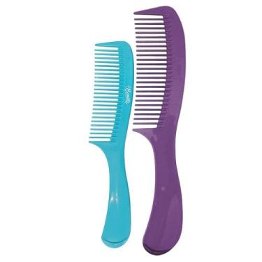 Imagem de Kit Com Dois Pentes De Plástico Uso Diário Linha Bonitta, Colorido