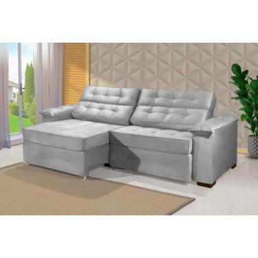 Imagem de Sofá Retrátil e Reclinável 2,90m ESTILO ESTOFADOS - PARIS 2 módulos co