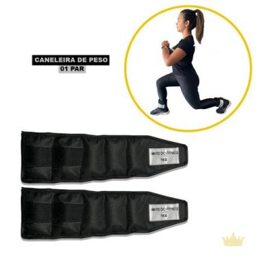Imagem de Caneleira De Peso 1kg Rei Do Fitness - Par