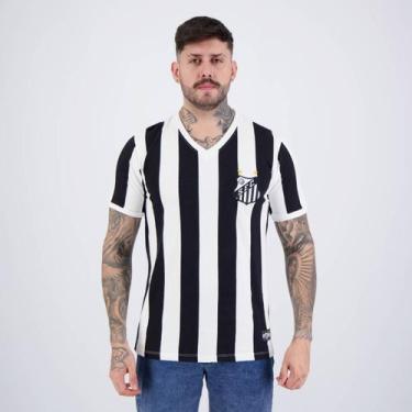 Imagem de Camisa Santos Retrô 1984 Listrada - Retromania, EG