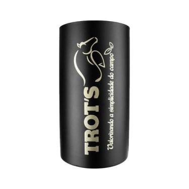 Imagem de Copo Para Tereré Redondo Aço Inoxidável Preto Fosco 250ml - Trot's