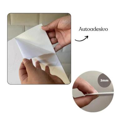 Imagem de Kit 2 Adesivos Adesivo Pvc Parede fáceis de instalar desenhos imitação