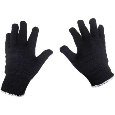 Imagem de Luva De Lã Inverno Frio Masculino Feminino Preta Adulto - Sarat Moda I