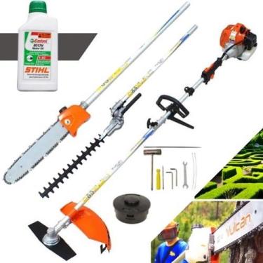 Imagem de Roçadeira Multifuncional 4x1 Podador de Galho, Cerca Viva, Corta Grama