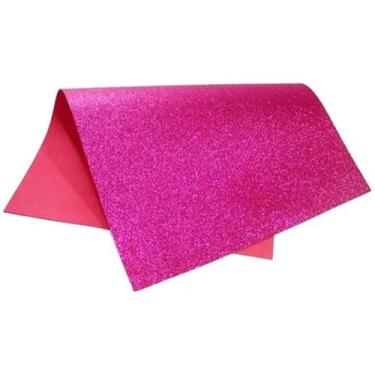 Imagem de EVA Glitter 40x60cm C/5FLS Pink Make+