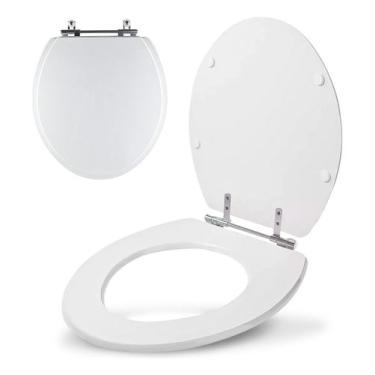 Imagem de Assento Sanitário Oval Privada Tampa Do Vaso Resina De Poliéster Unive