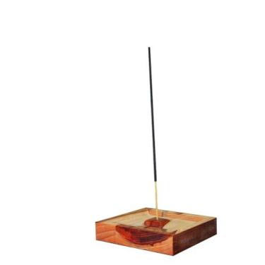 Imagem de Incensário Quadrado. Madeira nobre - Wood Art