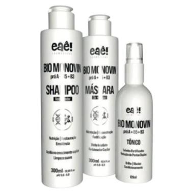 Imagem de Kit Bio Monovin 300ml Tônico Capilar Eaê Cosméticos Antiqueda